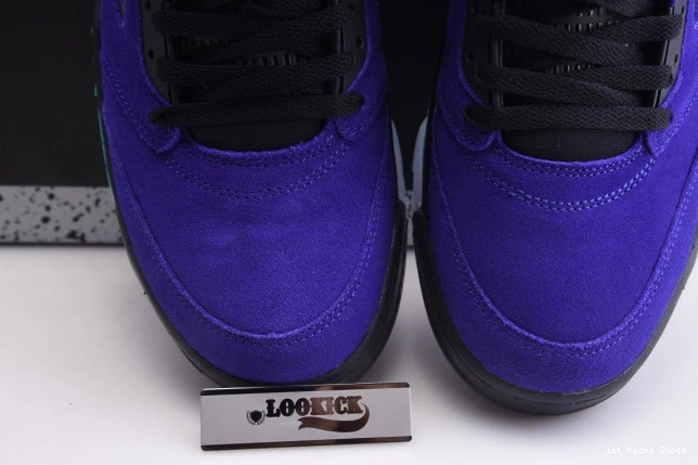 1st Kicks Shoes Air 136027-500 Grape Alternate Retro Jordan 5 0726